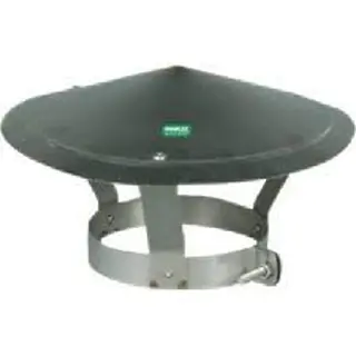 Panflex regenkap Inox Twin 110 mm, rvs