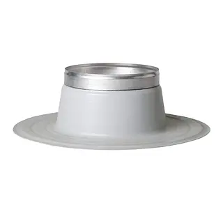 Anjo Vent-Alu 2000 plakplaat, 250 mm, enkelwandig, met PVC coating