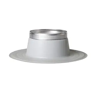 Anjo Vent-Alu 2000 plakplaat, 315 mm, enkelwandig, met PVC coating