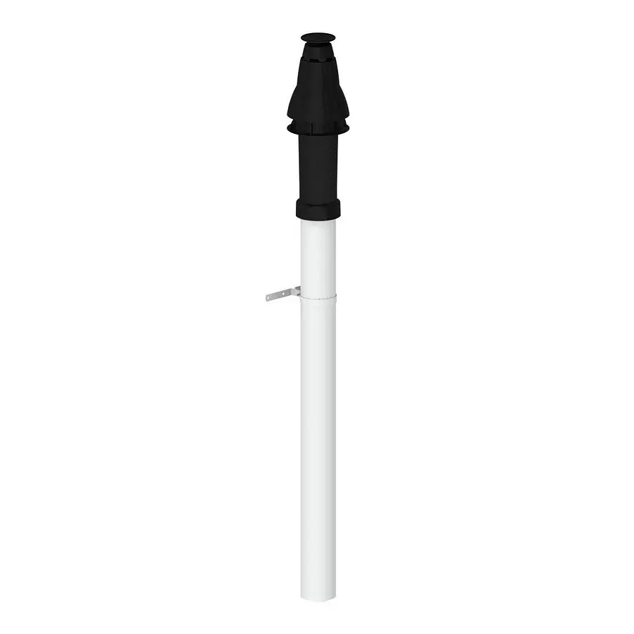 Burgerhout Twinsafe Skyline 3000 HR dakdoorvoer 60/100 mm PP concentrisch verlengd zwart