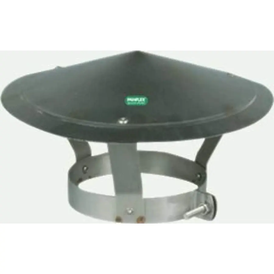 Panflex regenkap, enkelwandig, 250 mm, rvs