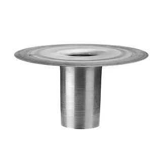 Anjo steekstuk, 100 mm, geforceerd aluminium