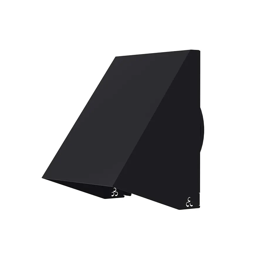 Burgerhout Elytra muurdoorvoer, 250 mm, antraciet
