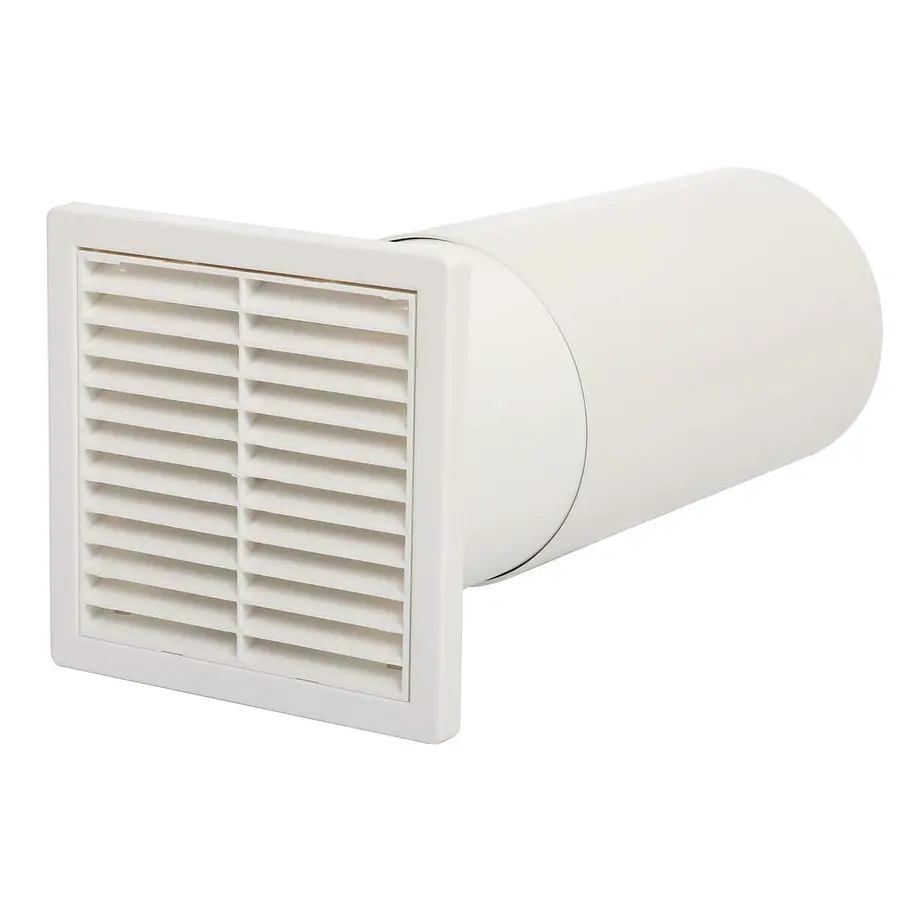 Vent-Axia muurdoorvoer MDVS, ø150 mm, met rooster, wit