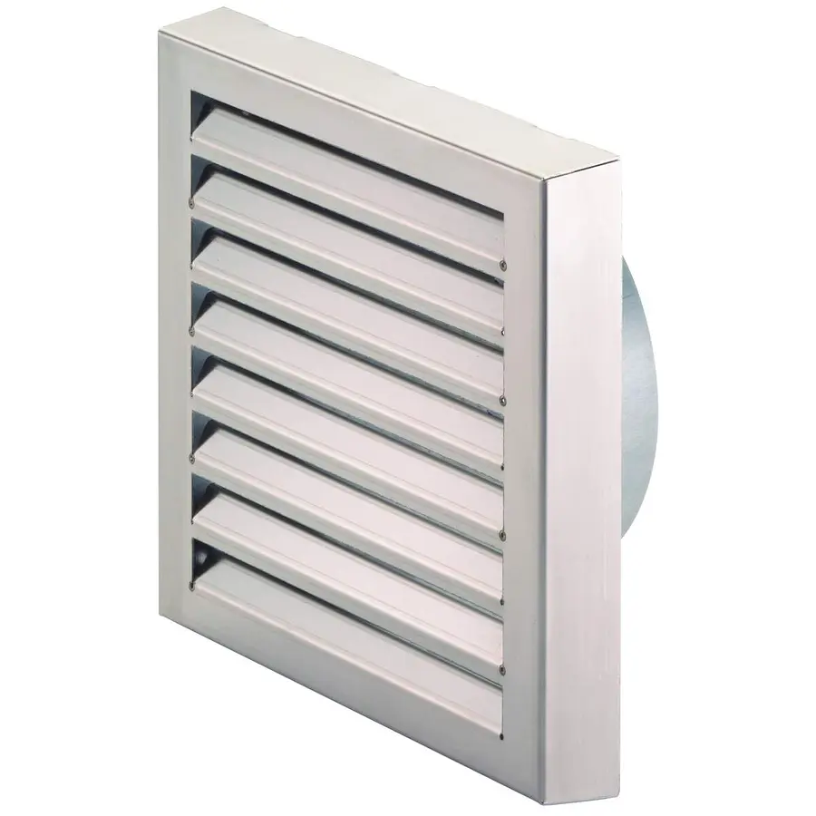 Zehnder gevelrooster, 200 mm, rvs