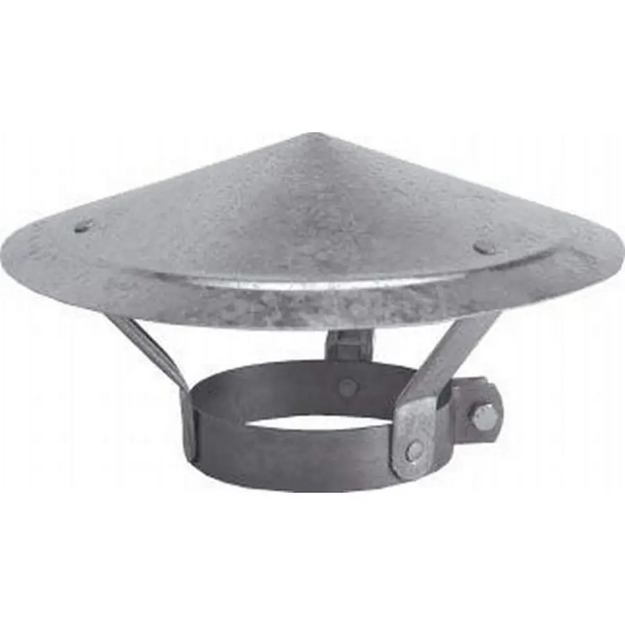 Burgerhout regenkap 135/139 mm gegalvaniseerd