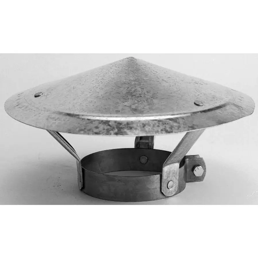 Burgerhout regenkap 92/98 mm gegalvaniseerd