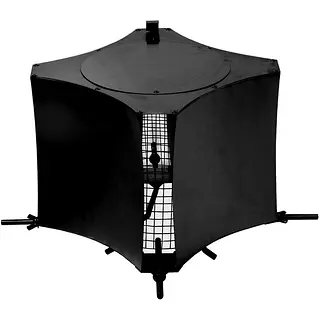 Anjo openhaardkap (colt) hoog, 150 tot 300 mm, sendzimir, zwart