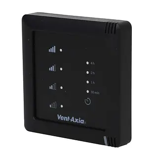 Vent-Axia 4-standenschakelaar SSU-WZ bedraad zwart