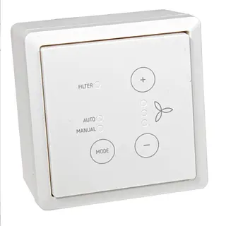 Zehnder ComfoSwitch C67 bedieningspaneel met opbouwdoos