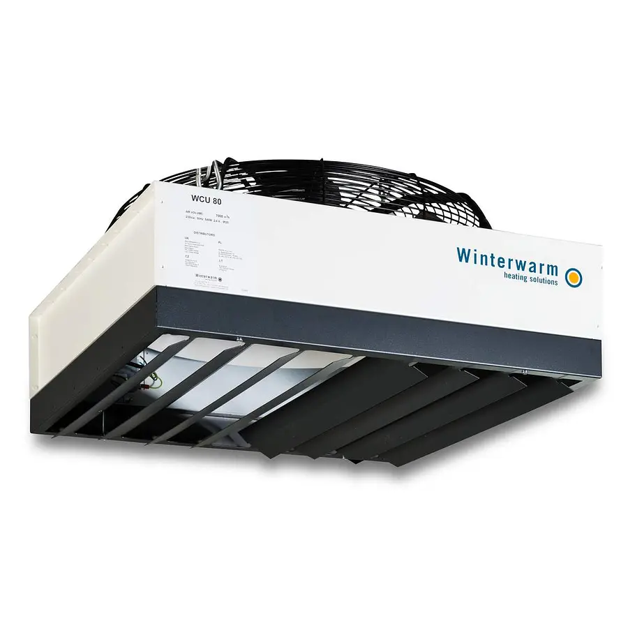 Winterwarm WCU80 circulatie-unit, 7.000 m³/h luchtopbrengst