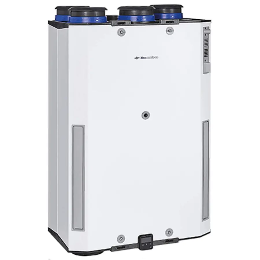 Itho Daalderop HRU ECO 300 WTW-unit randaarde stekker geschikt voor zonering
