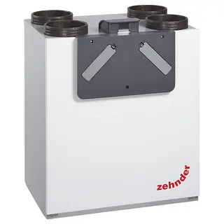 Zehnder ComfoAir E300 RH WTW-unit rechts met RF en randaarde stekker