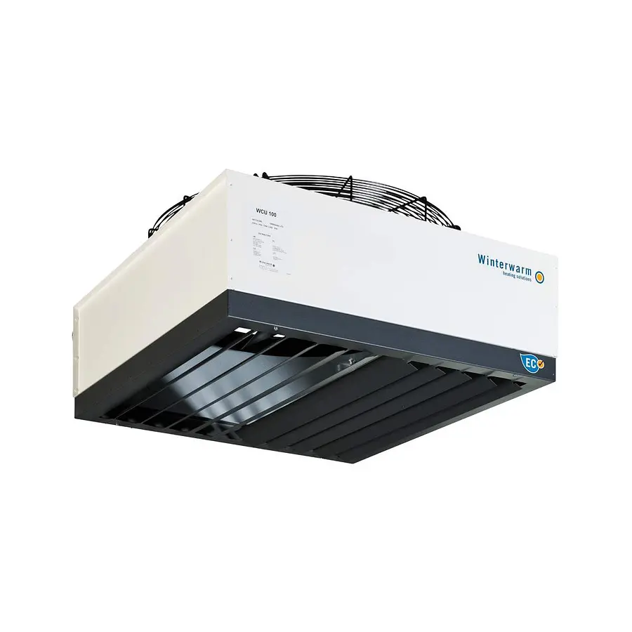 Winterwarm WCU100 EC recirculatie-unit met EC-ventilator 10.000 m³/u
