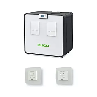 Duco DucoBox Energy / Comfort All-in-One WTW-unit, CO2 & BD, 325 mm, wit