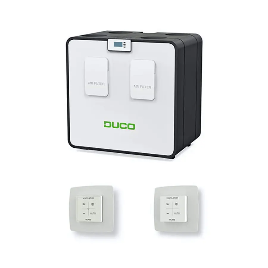 Duco DucoBox Energy / Comfort All-in-One WTW-unit, CO2 & BD, 325 mm, wit