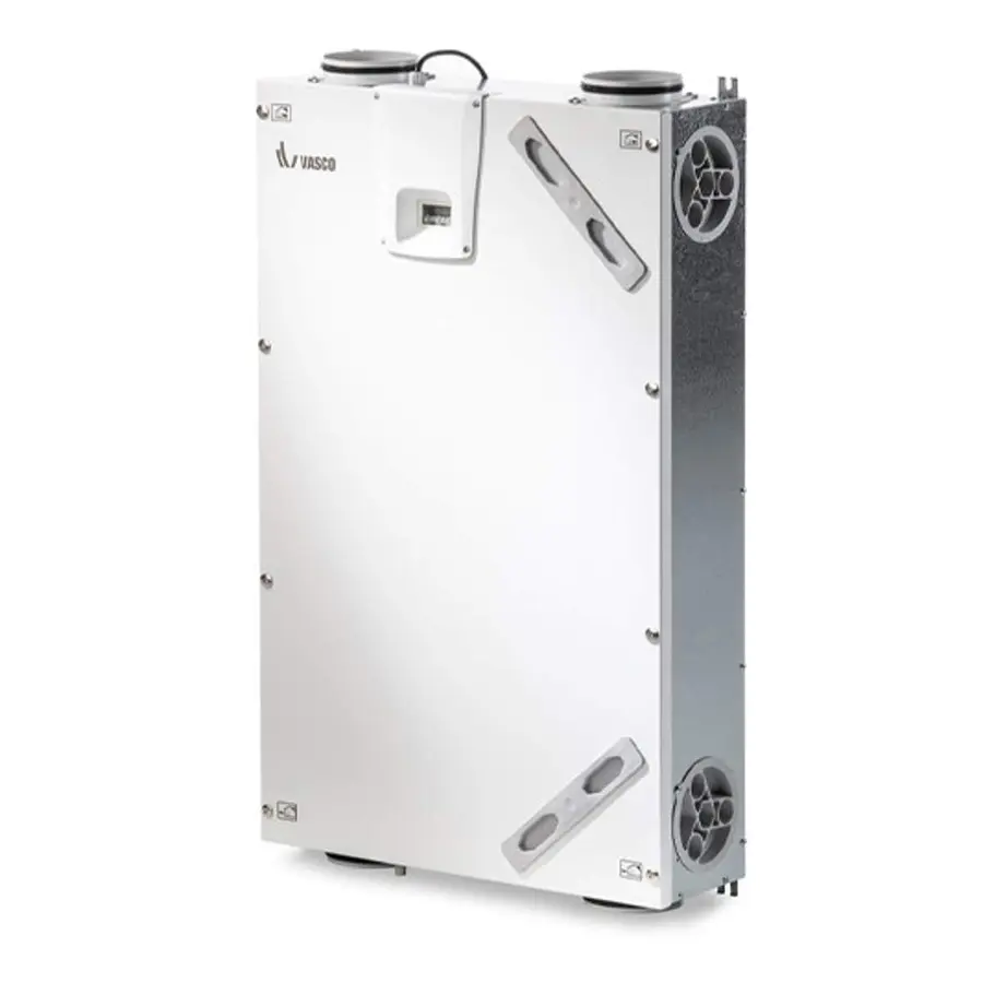 Vasco D150 Compact WTW unit 150m³/h zonder schakelaar