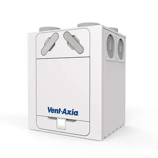 Vent-Axia Econiq 450 WTW-unit 450 m³/u met voorverwarmer linkse uitvoering