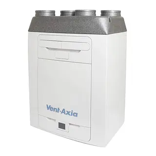 Vent-Axia Sentinel Kinetic Advance 350SX T R WTW unit 350 m³/h met voorverwarmer rechtse uitvoering