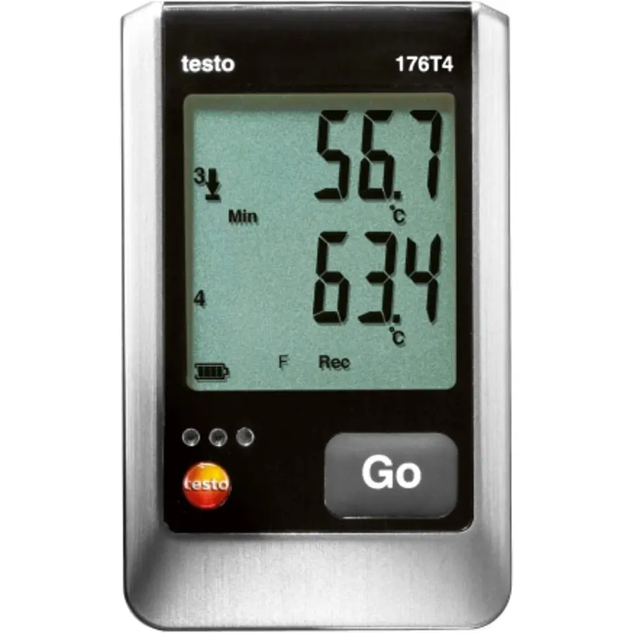 Testo 176-T4 4 kanaalstemperatuurlogger
