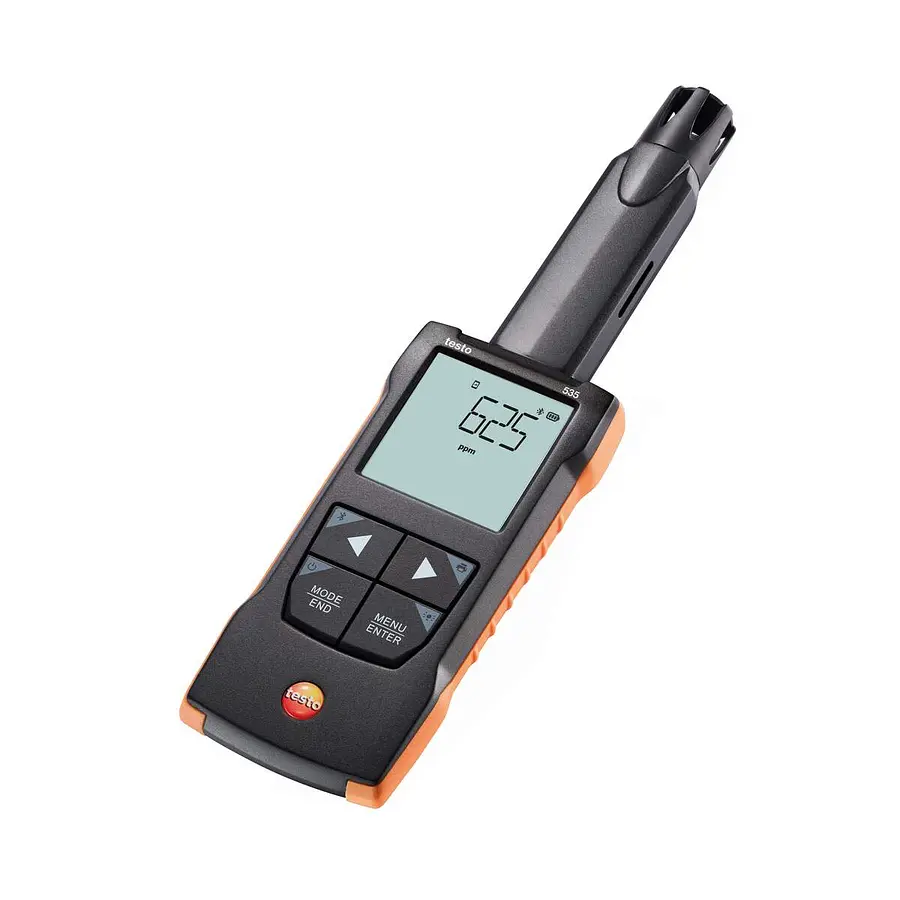 Testo 535 digitale CO2-meter met app-koppeling