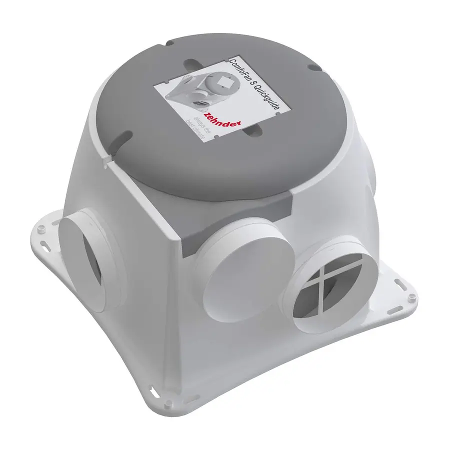 Zehnder ComfoFan Silent ventilatiebox 425 m³/h met randaarde stekker