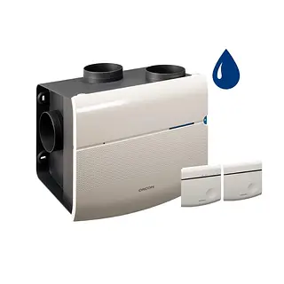 Orcon SmartLine MVS-15RH CO2B max Woonhuisventilator met vochtsensor, CO2-bedieningssensor en CO2-ruimtesensor