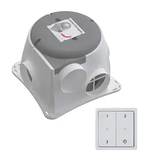 Zehnder ComfoFan Silent set installatiepakket 425 m³/h met RFZ schakelaar